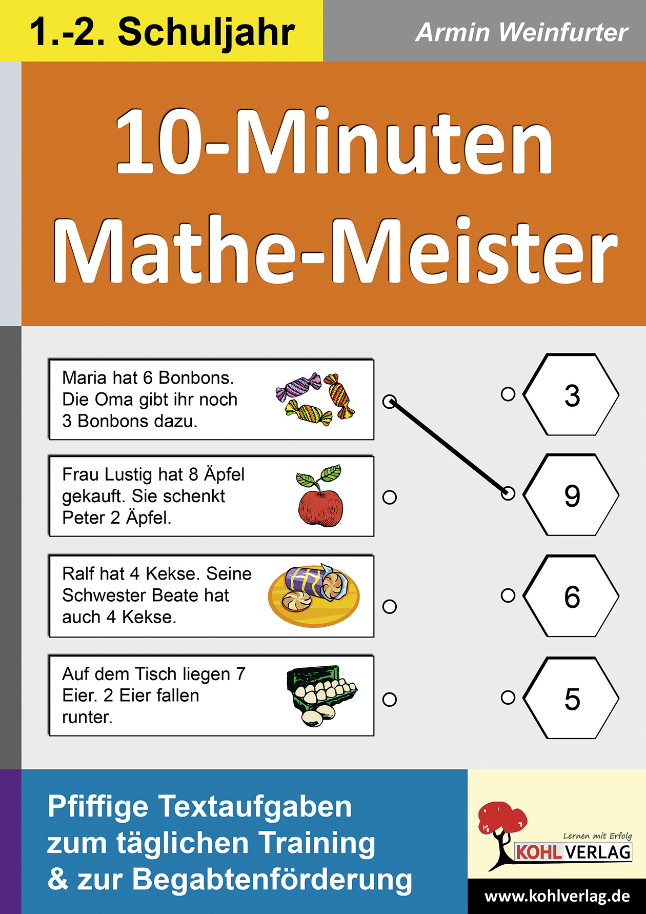 10 Minuten Mathe-Meister, 1.-2. Schuljahr